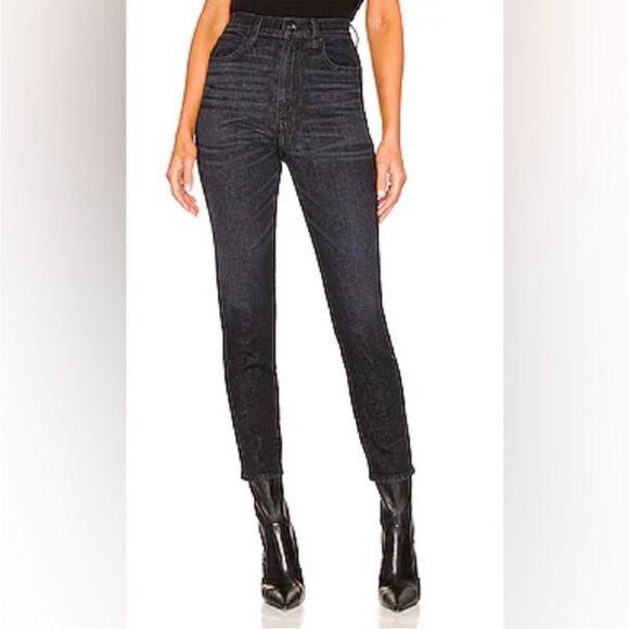 NWT SLVRLAKE | Beatnik Ankle Black Underground High Rise Jeans 29 - Picture 1 of 12